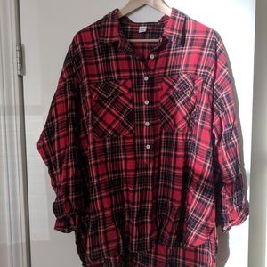 Old Navy Plaid Flannel Shirt